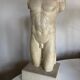 Buste d'Héraclès nu en plâtre XXXL Le Louvre