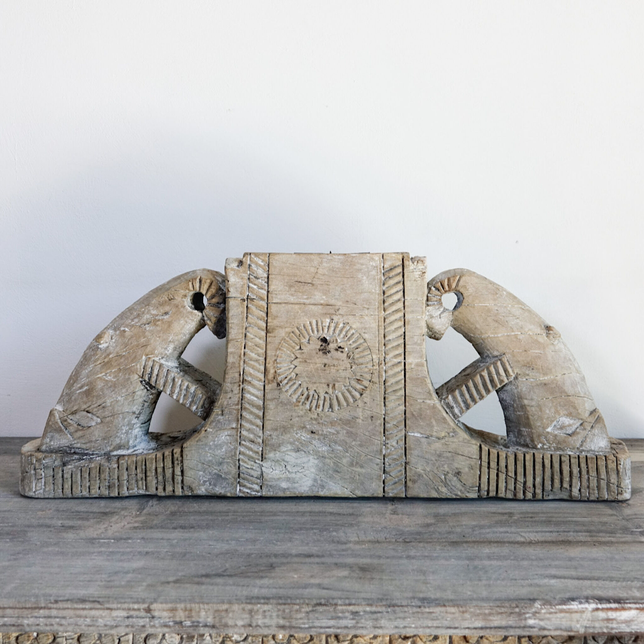 Wooden candle holder