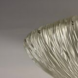 Murano glass chandelier, flying saucer circa 1980