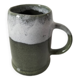 Glazed earthenware mug
