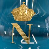 2 Napoleon baccarat glasses, original box