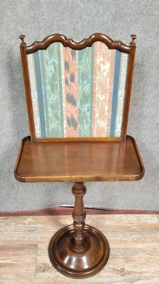 Guéridon d'apparat avec ecran de discrétion époque Napoléon III vers 1850