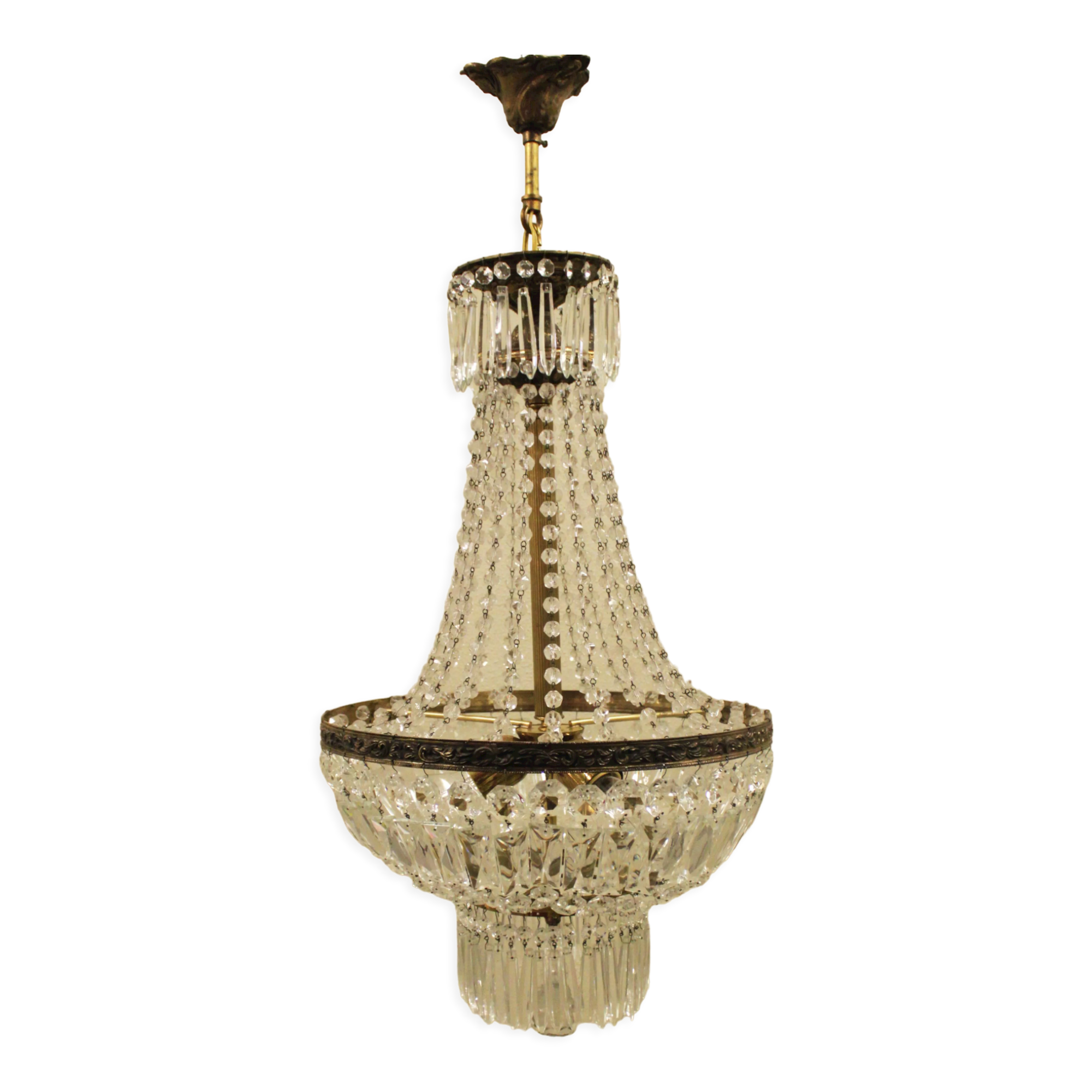 Chandelier basket empire style