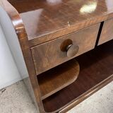 vintage art deco console /sideboard with mirror