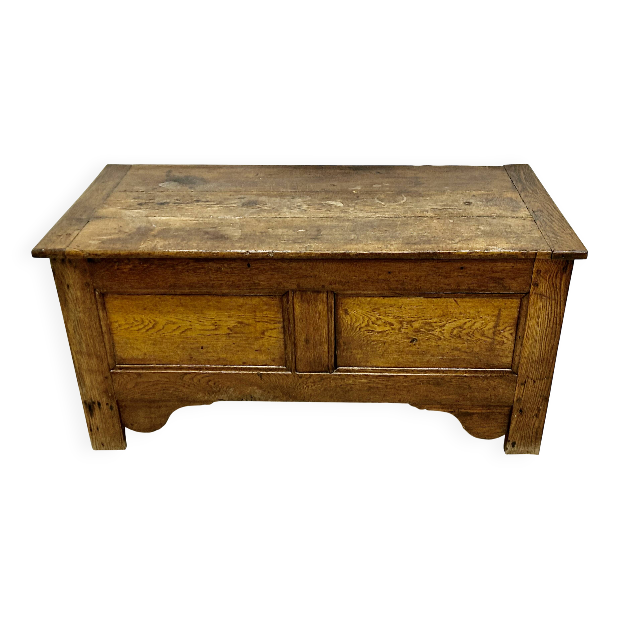Natural oak wood chest, bedside chest