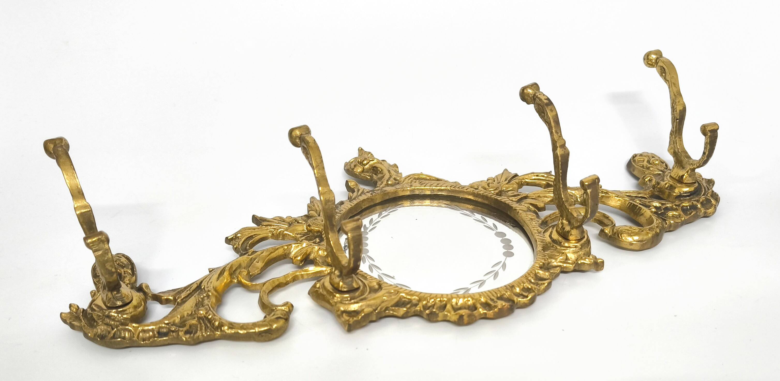 Bronze pole with mirror Imperio style years 40