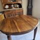 Art Nouveau dining table from 1910 and its 6 matching chairs.