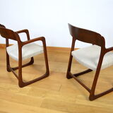 Set of 2 Armchairs Baumann Sled 1960