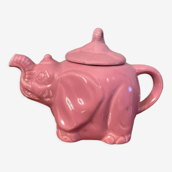 Pink vintage elephant teapot