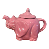 Pink vintage elephant teapot