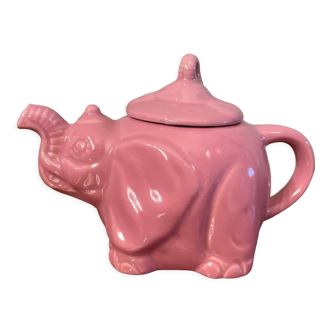 Pink vintage elephant teapot
