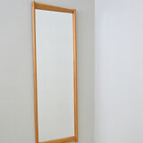 Scandinavian oak mirror