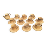 Set of ten Longchamps coffee cups