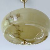Art Deco Marble Glass Pendant Light