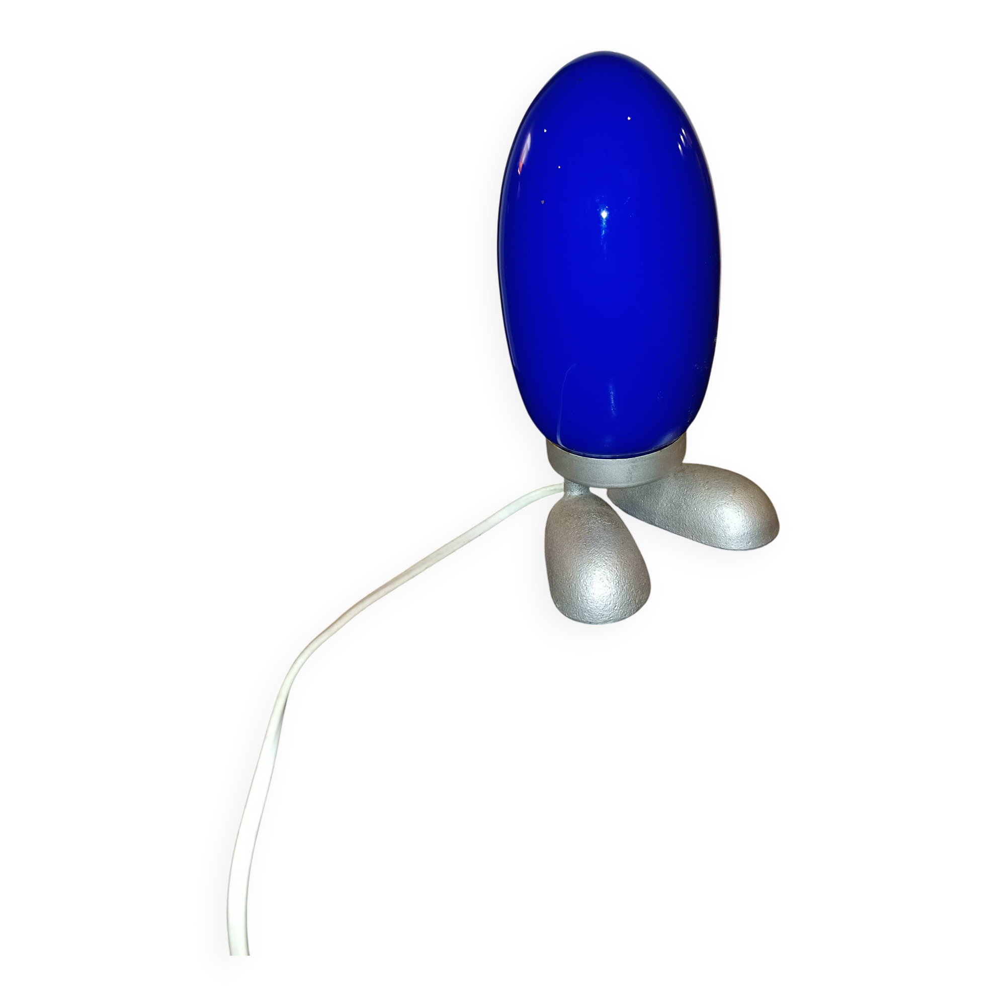 Ikea 1190 Dino Egg bedside lamp blue Tsasuo Konno