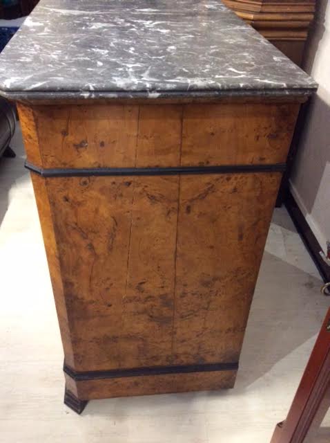 Chest of drawers 4 drawers with marble