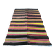 Vintage Handwoven Tribal Kilim Rug