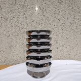 6 vintage ice cream cups