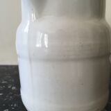 Pitcher in white fire porcelain by P. Precieux