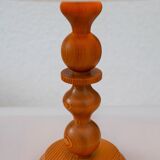 Grande lampe de table vintage en pin de Markslöjd, années 1970.