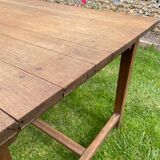 Vintage solid oak farmhouse table 6-8 people