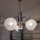 Italian chandelier with 3 light points attributed to Mazzega.