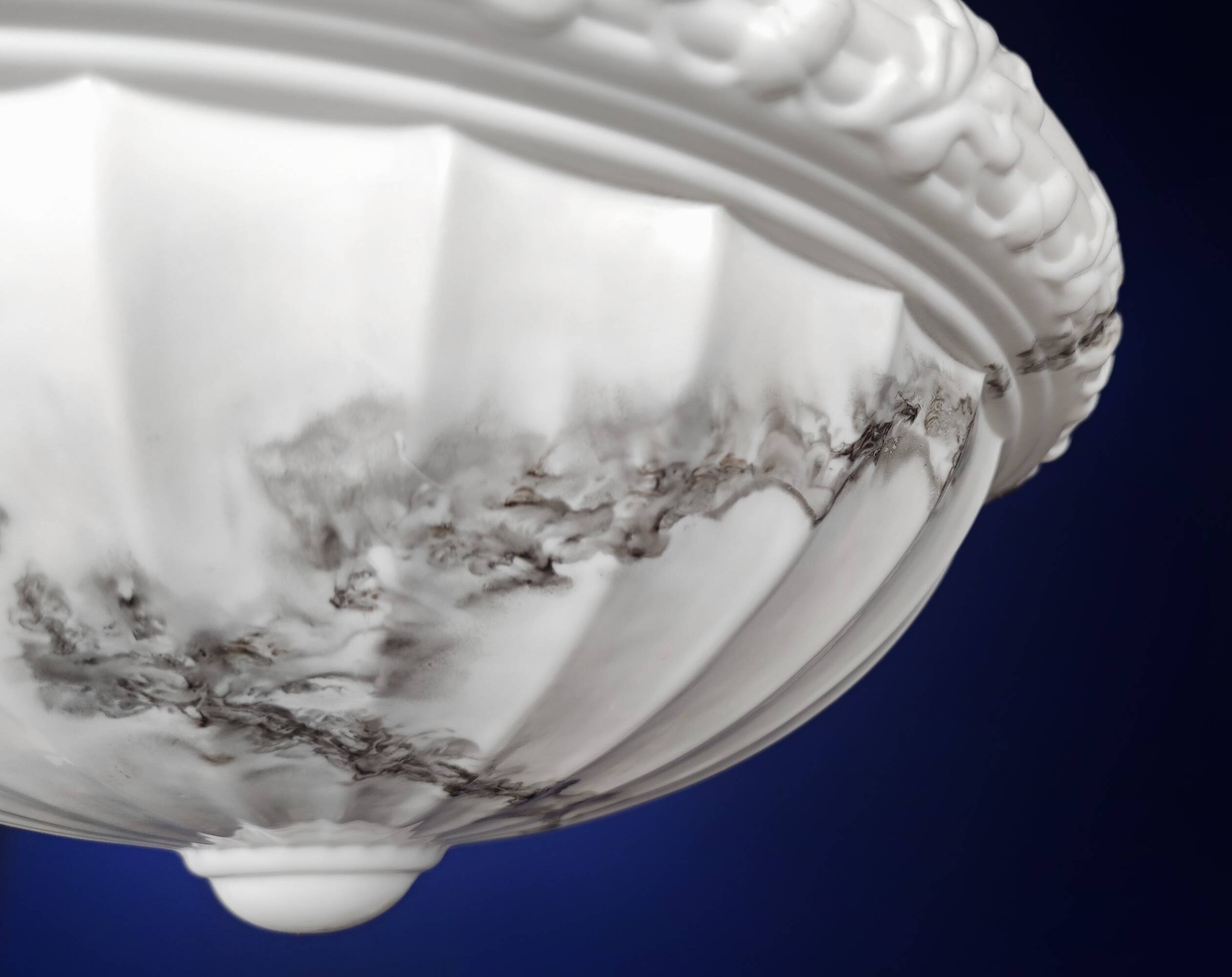 1930s Classical Opaline Plafonnier Ceiling Pendant Lamp