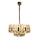Lustre en cristal Hillebrand vintage, années 1960