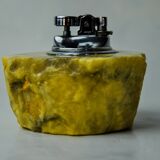 Briquet en albâtre jaune par Romano Bianchi, Italie, 1970