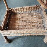 1900 yresse wicker worker serving table