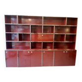 Modular vintage shelf attributed to Willy Rizzo Mario Sabot Italy 1970s