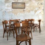 Lot of 16 bistro chairs