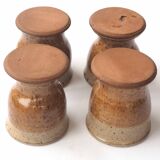 Set of 4 sandstone cups