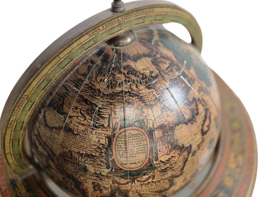 Vintage bar globe / bar furniture with decorative globe