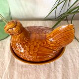 Ceramic terrine hen Geo