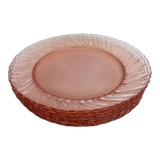 6 rosaline dessert plates
