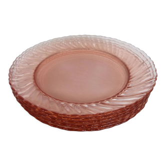 6 rosaline dessert plates