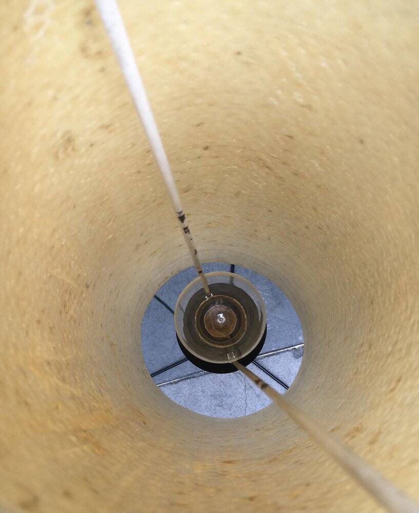 Minimalist floor lamp from Hesse Leuchten, mid-century, 1960s.