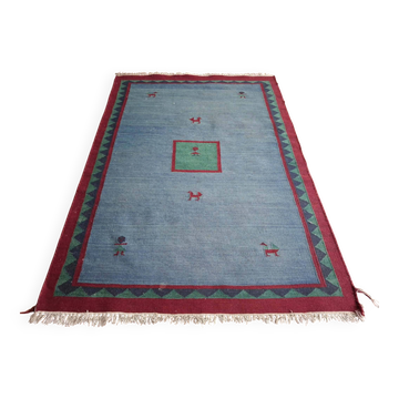 Kilim Indo Gabbeh fait main 180x126cm