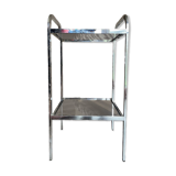 Sellette étagère vintage vers 1970 chromée