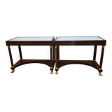 Exceptional pair of Suede chests of drawers circa 1800