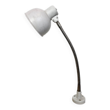 Grey Industrial Workshop Gooseneck Table Lamp, 1960s