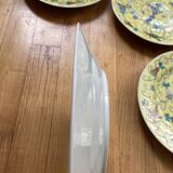 8 assiettes en porcelaine chinoise polychrome - TBE - années 50