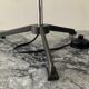 1970s floor lamp in metal and teak