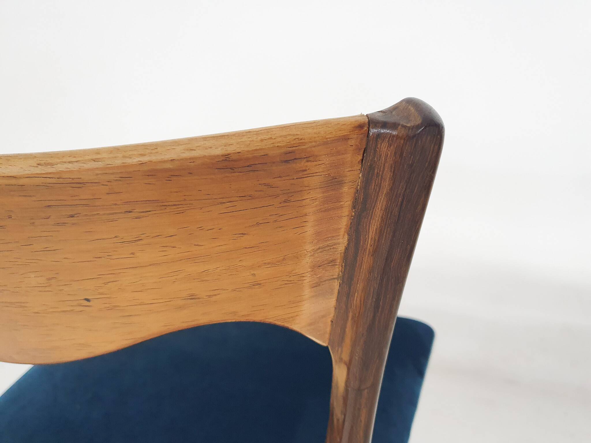 Set of 3 rosewood "AWA" dining chairs, the Netherlands 1950's