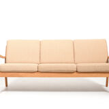 Senator 3-Seater Sofa in Oak by Ole Wanscher for Cado