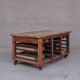 Antique English Bakers Kitchen Worktop or Kitchen Island Table
