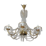 Brass chandelier, 1960s