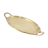 Old brass tray