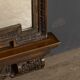 Antique 19thc cast bronze mirror, royal insurance company c.1880